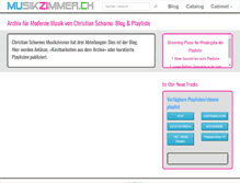 Tablet Screenshot of musikzimmer.ch